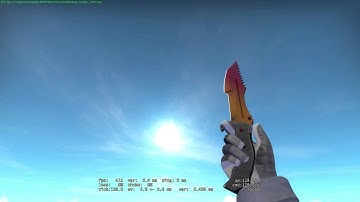 CS:GO Huntsman Knife Fade Factory New (90% Fade)