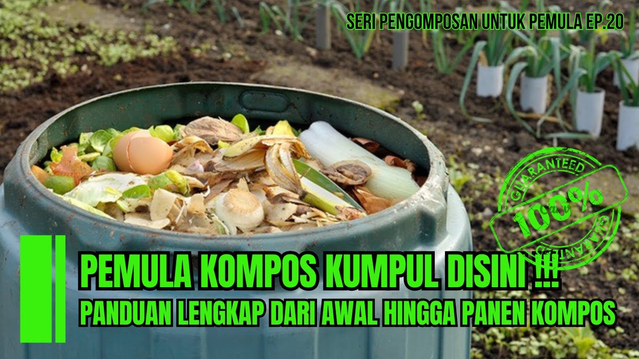 Pemula Kompos Kumpul Disini !!! Pedoman Lengkap Mengkompos dari Awal hingga Panen