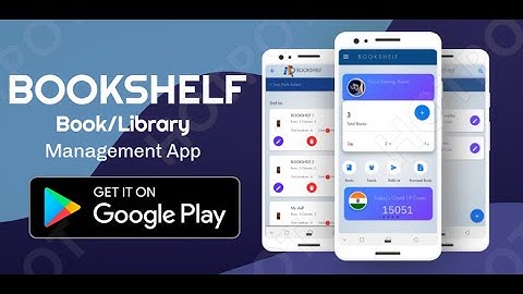 BOOKSHELF - BOOK | LIBRARY MANAGEMENT APP