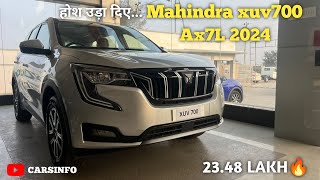 MAHINDRA XUV 700 AX7 L ( WITH LUXURY PACK ) | FULL DETAILED VIDEO | CARSINFO |