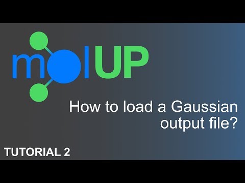 How to load a Gaussian Output file?