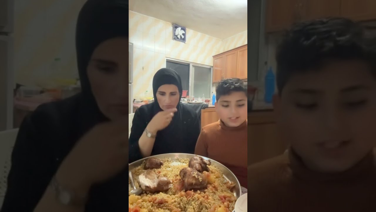 طبخ واكل المفتول الفلسطيني اشي فاخر من الاخر