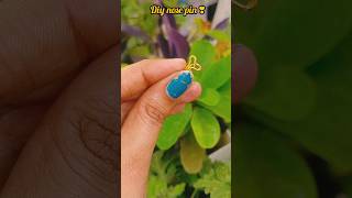 ✨ DIY Nose Pin at Home | Easy Handmade Nose Pin Tutorial 💎#diy #ytshorts #nosepin #fypシ゚viral