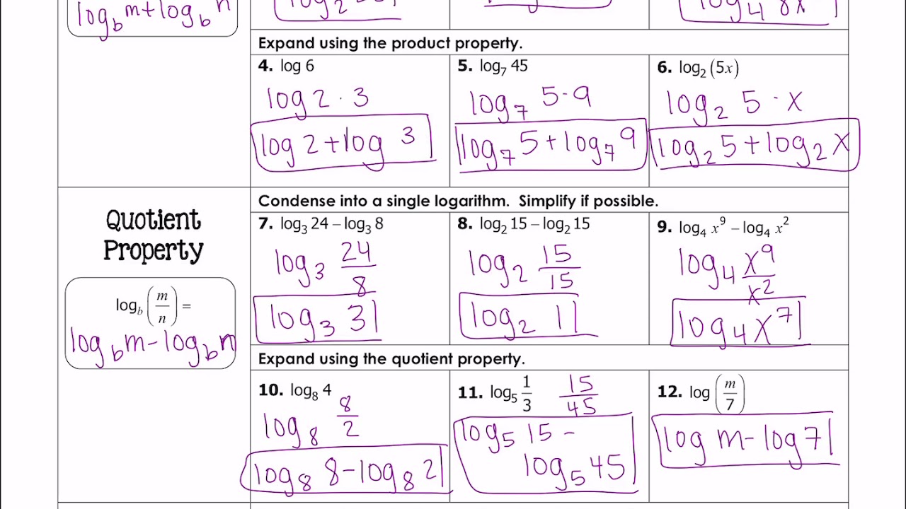 Unit 08: Exponential and Logarithmic Functions Objective E Video