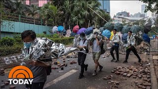 Overnight, police surrounded the campus of a hong kong university
where dozens student protesters are holed up. nbc’s matt bradley
reports for today from ...