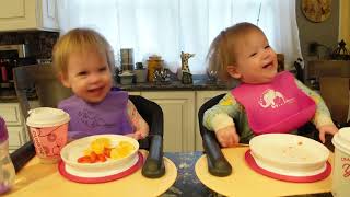 Twins try cara cara oranges