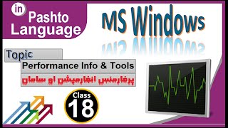 Control Panel Full Tutorial in Pashto Class - 18 | Performance Information and Tools Net Worth