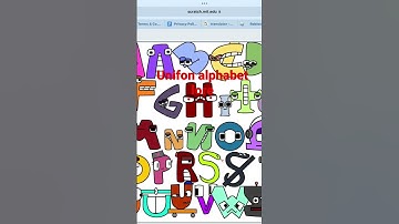 unifon alphabet lore!? (see full vid in channel)