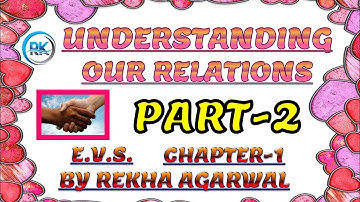 RBSE/Class 5th/E.V.S/chapter 1 (our relationship/ PART 2