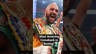 The most amazing comeback in a boxing match | Tyson Fury