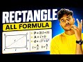 Area perimeter and diagonal of rectangle | Rectangle-आयत | Mensuration | Titulus basic math |