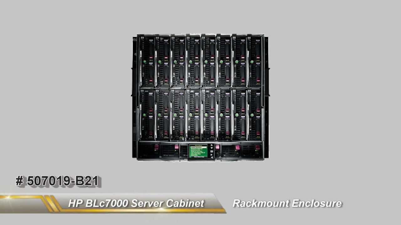 507019 B21 Hp Blade Server Cabinet Blc7000 Rackmount Enclosure