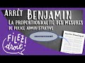 Arrt benjamin ce 19 mai 1933 la proportionnalit des mesures de police administrative