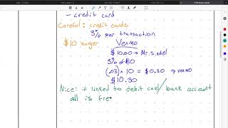 Consumer Math Notes 1-4 Digital Payments