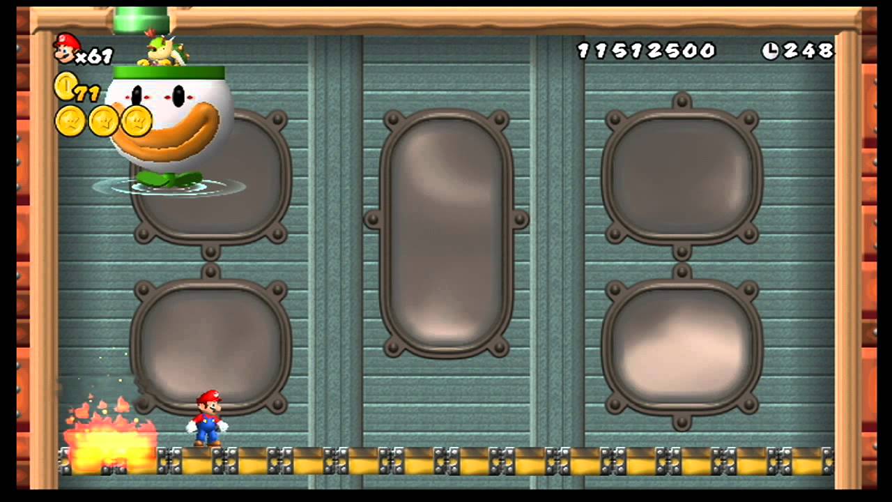 New Super Mario Bros. Wii Boss 11 - Bowser Jr.