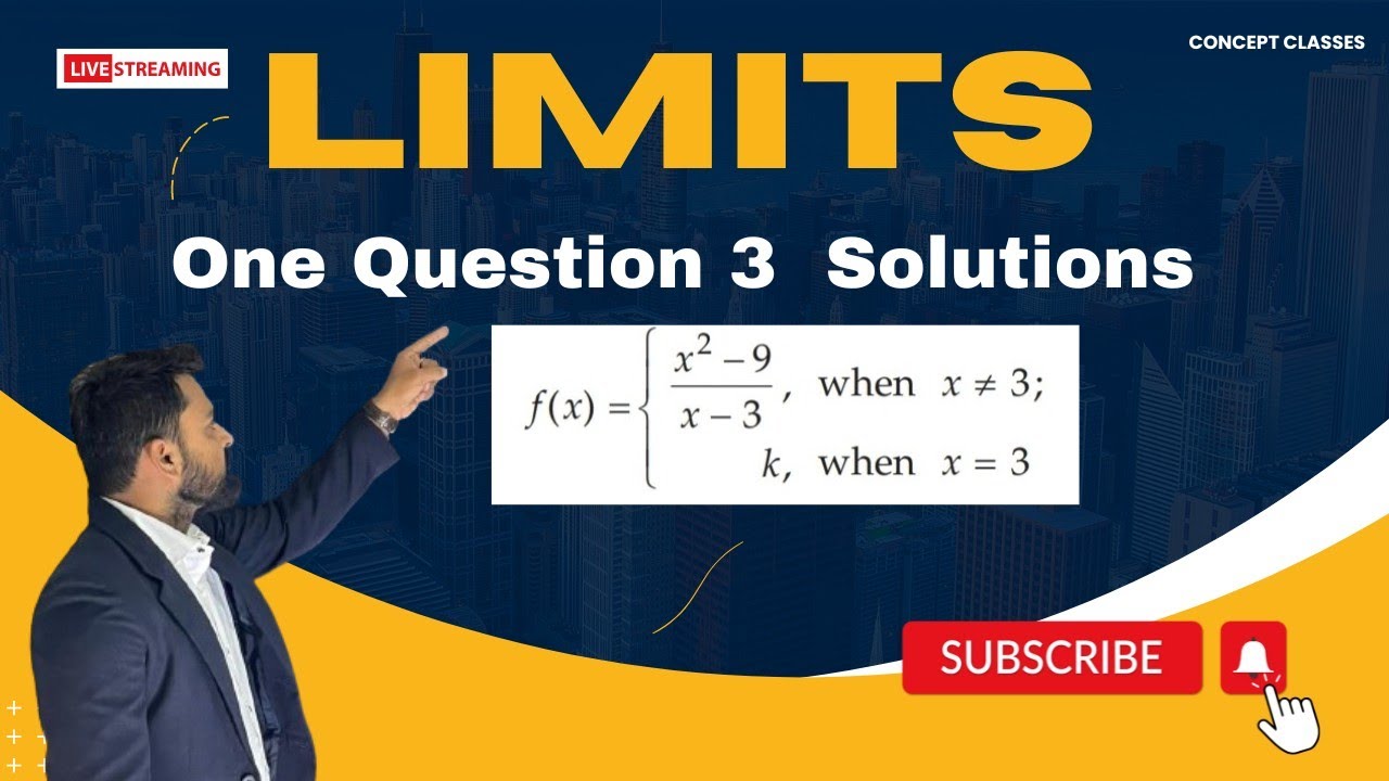 Limits for JEE MAINS/NDA Limits one question 3 solutions Limits