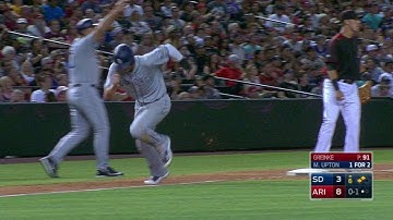 SD@ARI: Upton Jr. lifts a sac fly to right in the 6th