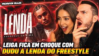 (ELA ACHOU GENIAL!!) LEIGOS Reagindo DUDU, a LENDA DO FREESTYLE! 👑(REACT)