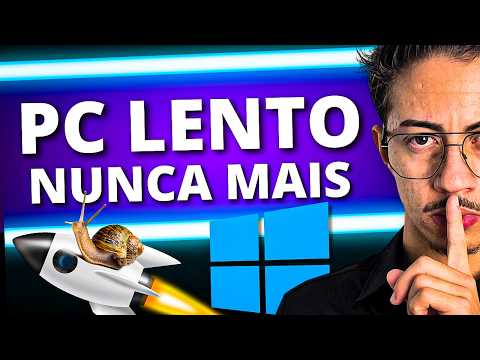 2025 | COMO DEIXAR  SEU PC RAPIDO DE VERDADE! | Windows 10 sem travamento e lentidão!