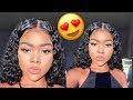 watch me slayy this curly wig ft. eayon hair ♡