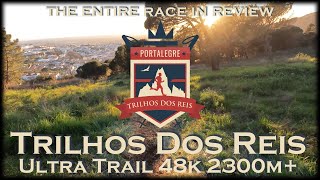 Trilhos dos Reis, Portalegre, Portugal, 48km, 2300m+, visão geral de toda a rota ultra trail
