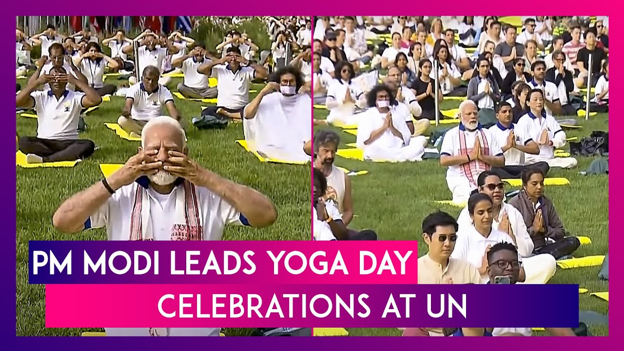International Yoga Day 2023: PM Narendra Modi Leads Historic Yoga Session  at UN; Describes Yoga As 'Truly Universal' and Free From Copyrights (Watch  Video)