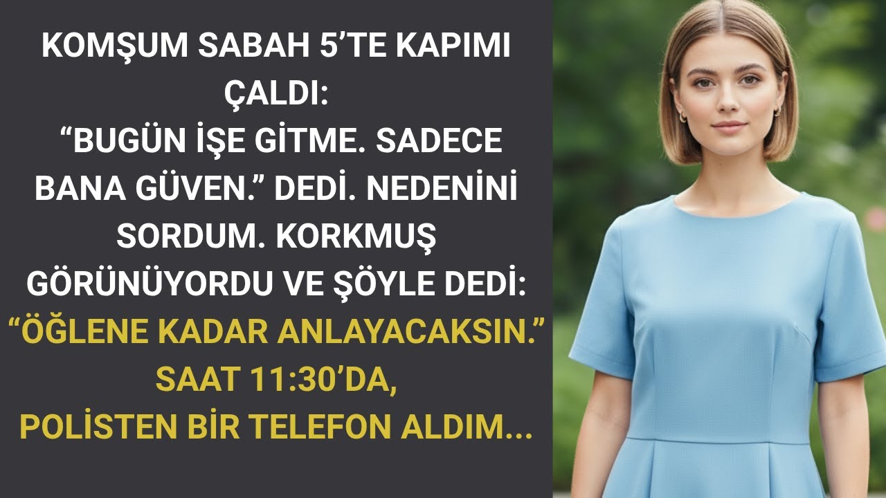 Komşum Sabah 5'te Kapıyı Çaldı: 