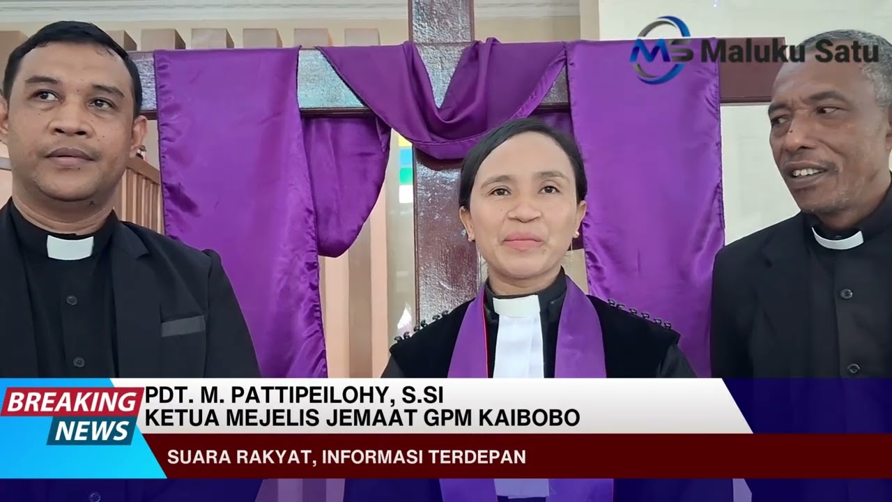 Wakil Bupati Kab. SBB Hadiri Sidang Jemaat GPM Kaibobo Ke 40