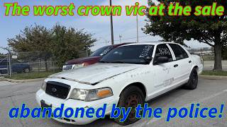 I bought the worst Ford Crown Vic at the state Police auction