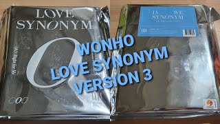 [UNBOXING] WONHO - Love Synonym Version 3