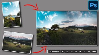 картинка: Как совместить 2 фото в Фотошопе