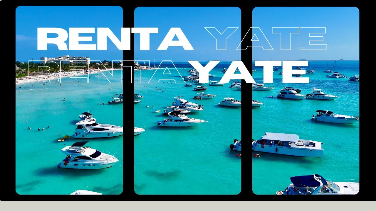 🔴RENTA UN YATE‼️EN CANCÚN ⚓