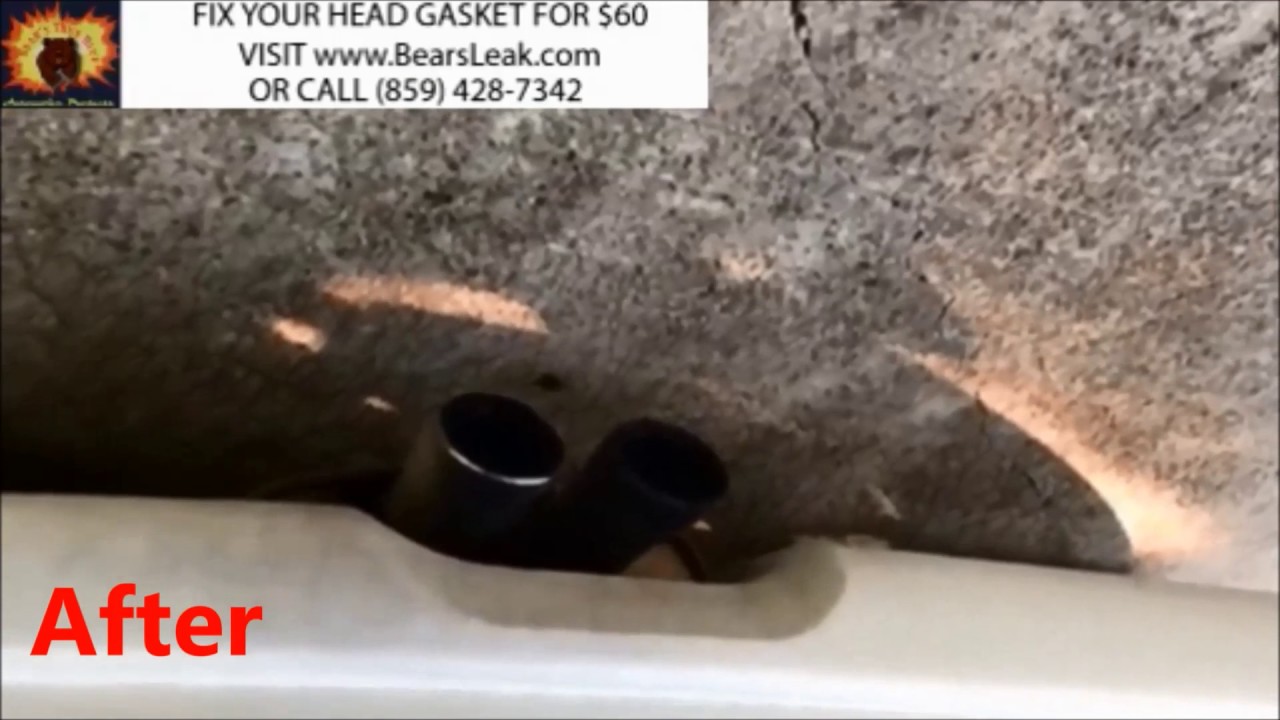  before and after head gasket sealer bear's true blue customer review