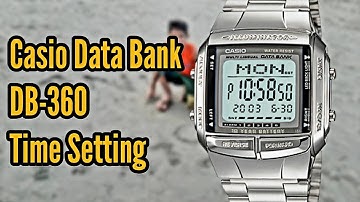 How To Set Time on Casio DB-360 Digital Watch | Watch Repair Channel