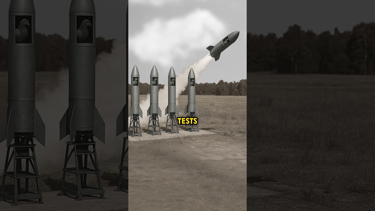 Ракеты, управляемые голубями во Второй мировой войне 😱