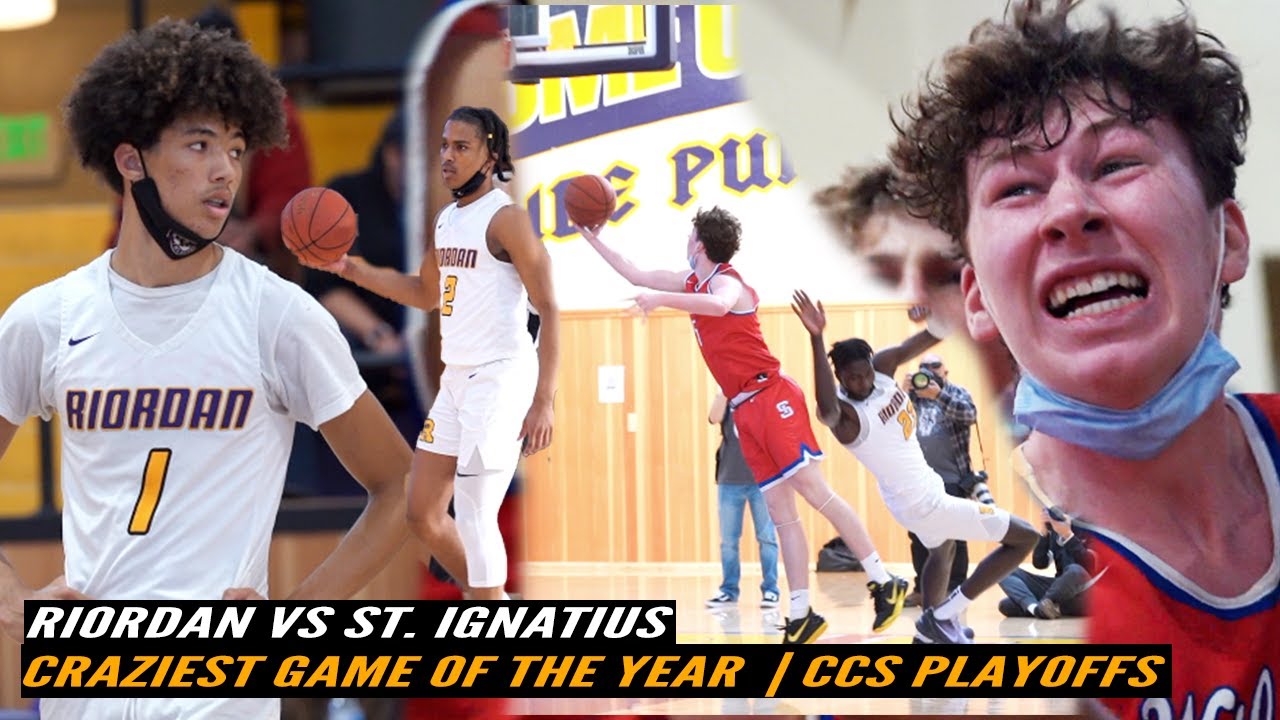 Riordan vs St. Ignatius | CRAZIEST GAME OF THE SEASON! Team STORMS Court Before Game Was OVER!?