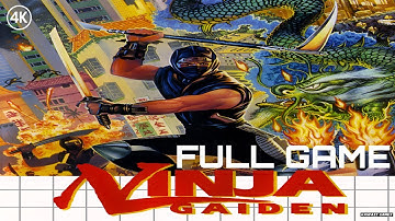 Ninja Gaiden – Gameplay Walkthrough FULL GAME | Sega Master System [4K 60FPS]