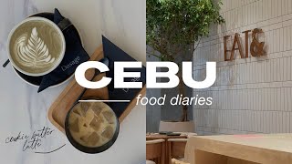 cebu food diaries - new cafes + cookie butter desserts