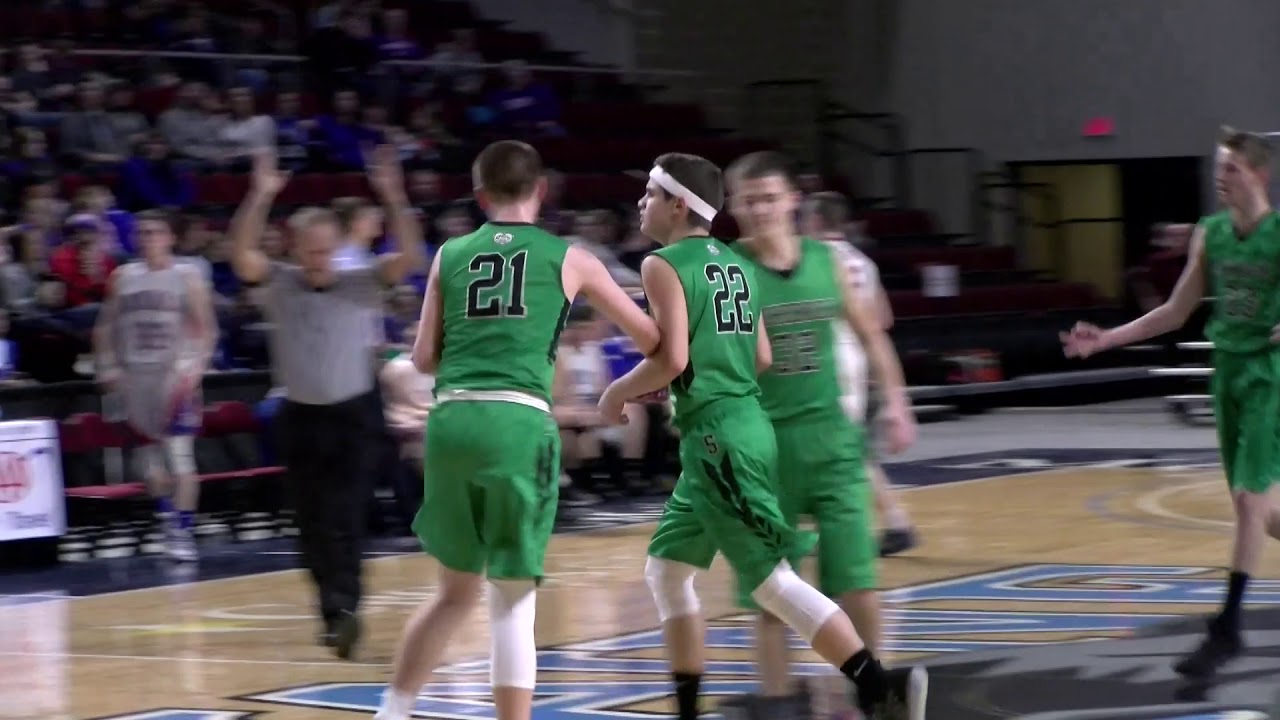 Tourney Highlight:  Isaac Adams of Schenck Drills Off Balance Three at the Buzzer to End the First