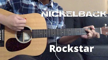 Rockstar (Nickelback Acoustic Guitar Cover With Original Vocals)