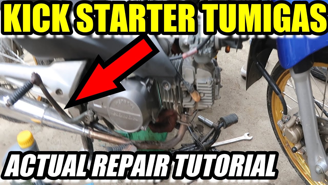 KICK STARTER MATIGAS PAANO AYUSIN? HONDA WAVE RETURN SPRING NABALI