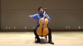 J.S Bach Unaccompanied Suite no.6 - Sarabande / Jaeyoung Chong