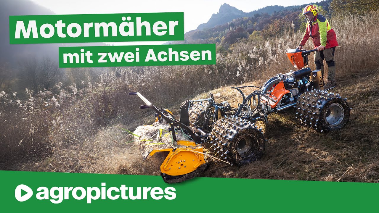 Technik Check IBEX G3 mit AX | Neuer Profi Motormäher mit 35 PS und zweiter Achse im extrem Einsatz