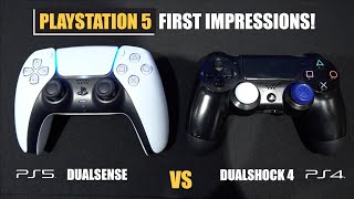 PS5 First Impressions - DualSense vs DualShock 4 Comparison!