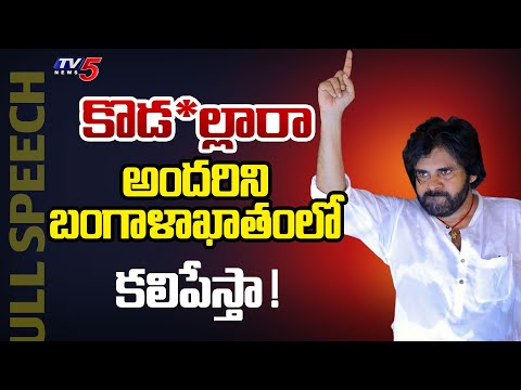 పాతేస్తా | Pawan Kalyan Powerful Speech at Vizag | AP Elections 2024 | Tv5 News - TV5NEWS