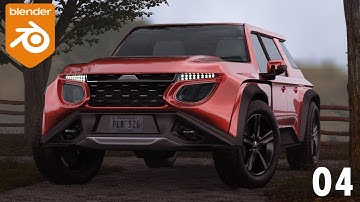 Blender Concept Car Modeling - PART 4