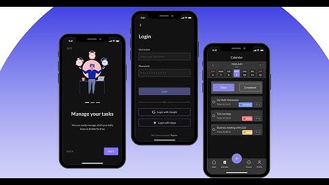 Flutter to do list with MVVM || Onboarding Feature ui