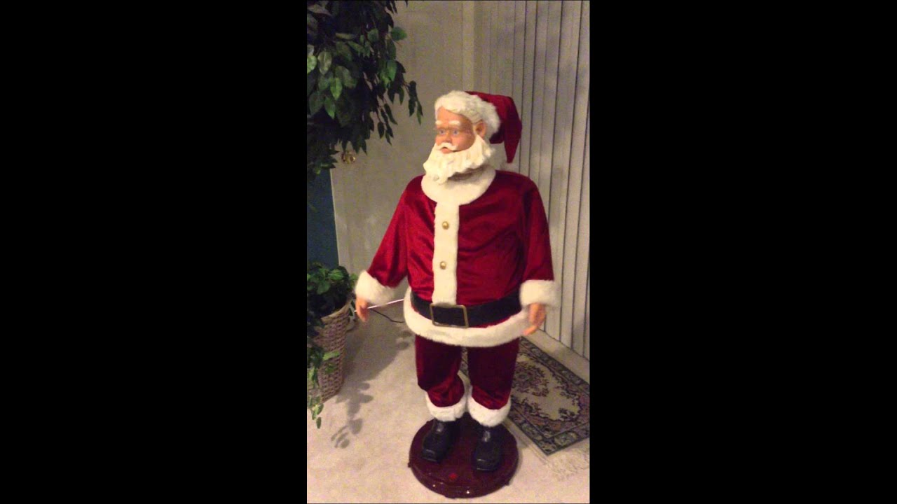 gemmy life size singing and dancing santa youtube gemmy life size singing and dancing santa youtube