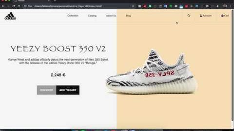 Responsive Product Landing Page