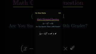 Test Your Brain with This Olympiad Math Puzzle